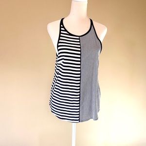 Splendid striped sleeveless top
